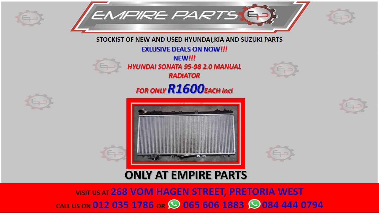 HYUNDAI SONATA 95-98 2.0 MANUAL RADIATOR - Private Seller HYUNDAI SONATA 95-98 2.0 MANUAL RADIATOR - Private Seller