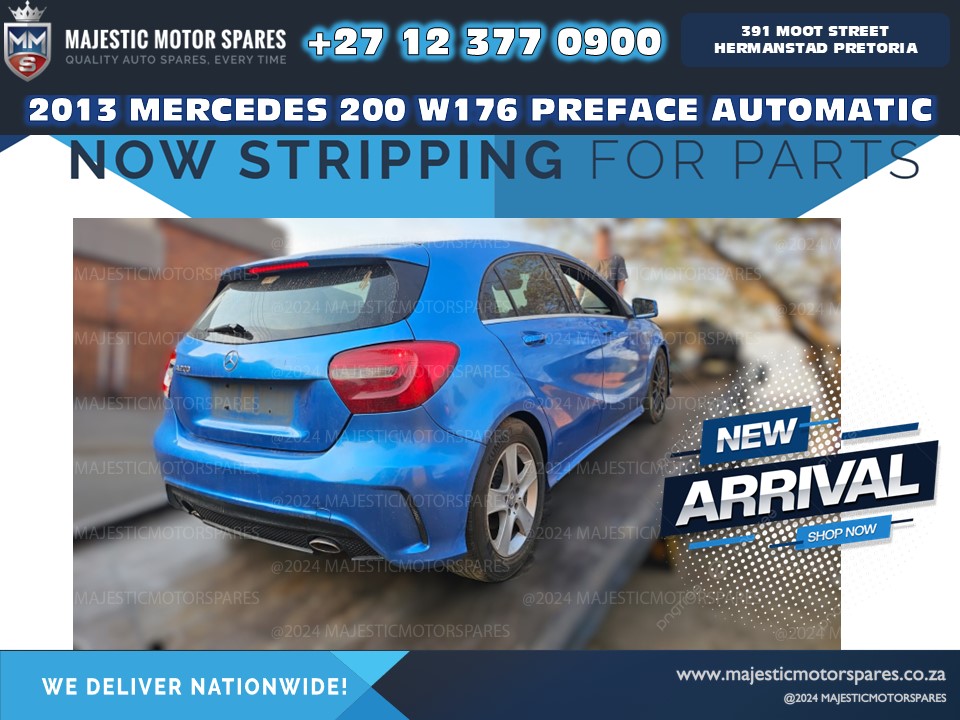 2013 mercedes benz a200 w176 automatic preface stripping for used spares 2013 mercedes benz a200 w176 automatic preface stripping for used spares