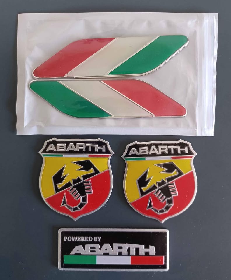 Fiat Arbarth badges emblems decals stickers - Private Seller