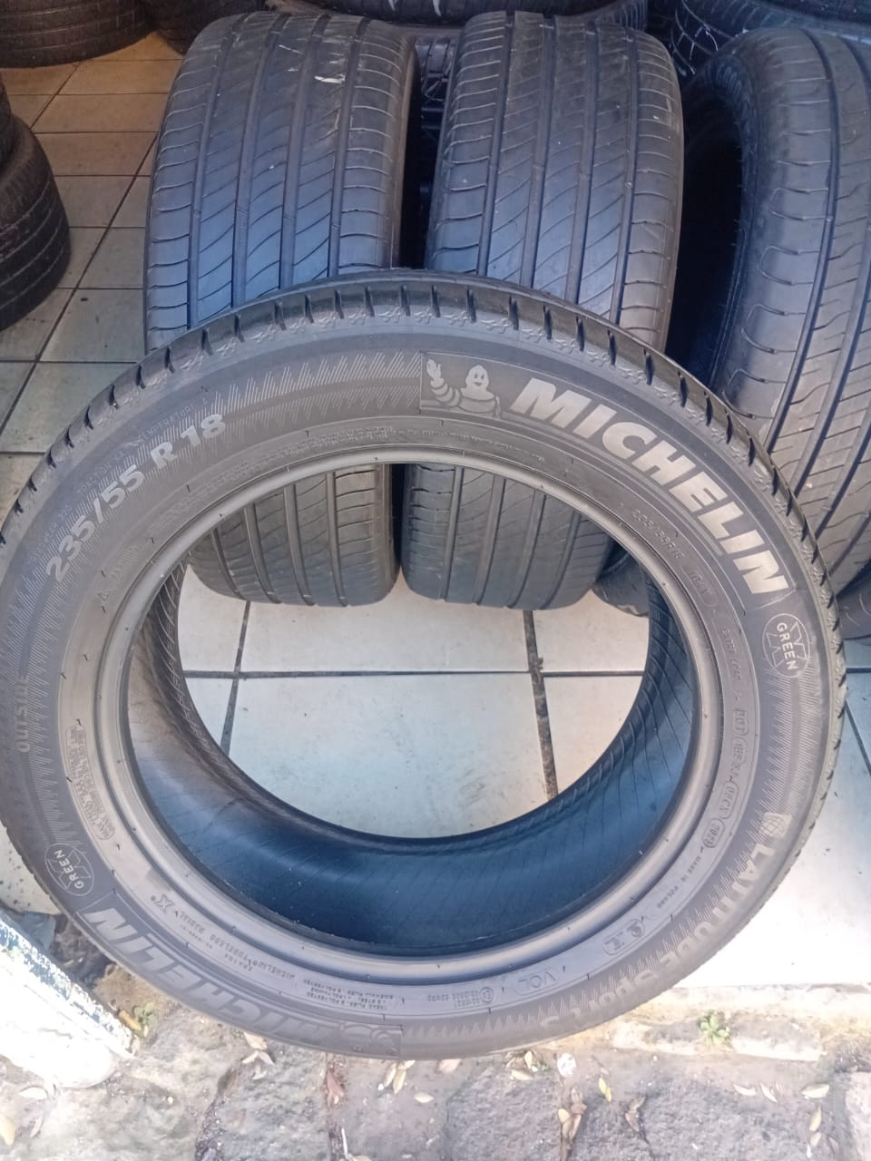 235/55/18 × 4 Michelin fairly used tyres - Private Seller