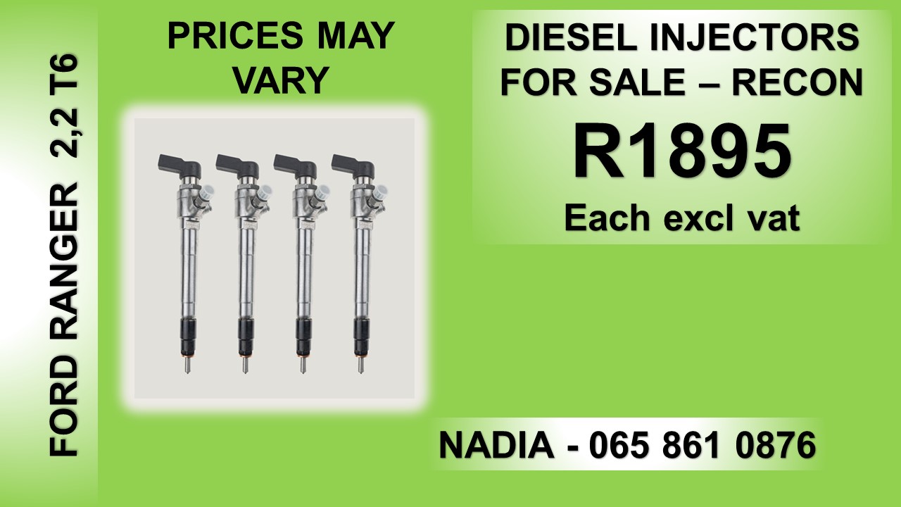 FORD RANGER 2.2 T6 DIESEL INJECTORS FOR SALE AND RECONDITIONED - Private Seller FORD RANGER 2.2 T6 DIESEL INJECTORS FOR SALE AND RECONDITIONED - Private Seller