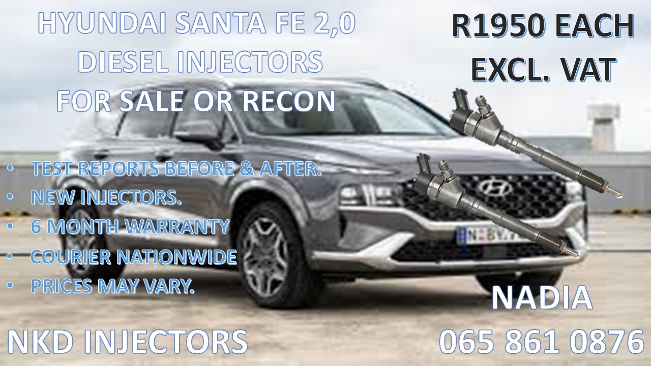 DIESEL INJECTORS FOR SALE FOR HYUNDAI SANTA FE 2.0 - Private Seller DIESEL INJECTORS FOR SALE FOR HYUNDAI SANTA FE 2.0 - Private Seller