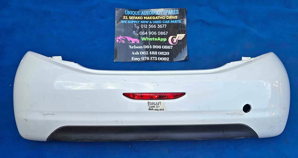 Peugeot 208 Rear Bumper Complete - Private Seller Peugeot 208 Rear Bumper Complete - Private Seller