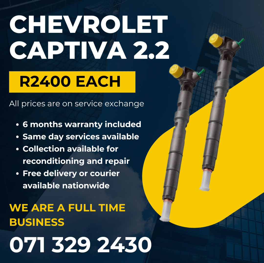 CHEVROLET CAPTIVA 2.2 INJECTORS FOR SALE WITH WARRANTY - Private Seller CHEVROLET CAPTIVA 2.2 INJECTORS FOR SALE WITH WARRANTY - Private Seller