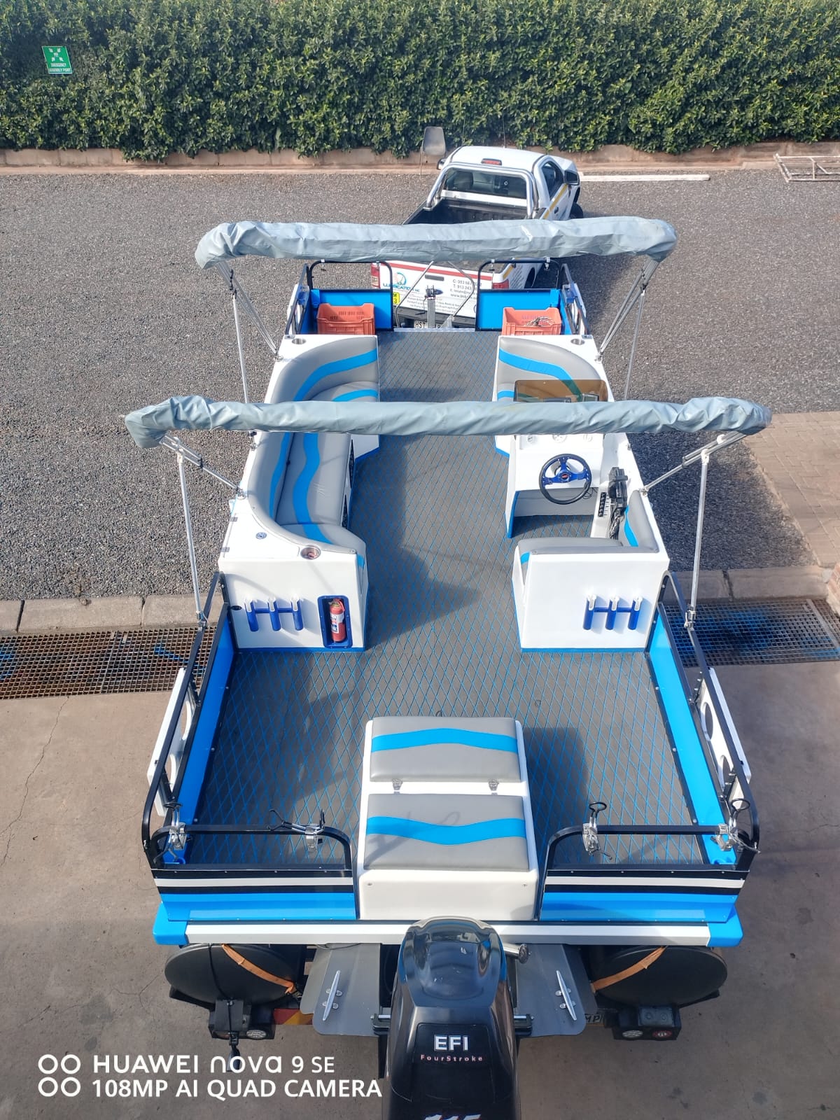 20FEET NEWLY REBUILDT FISHING/LEISURE PONTOON BOAT FOR SALE