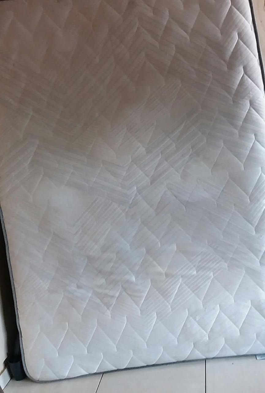 Fairly used sealy double base+mattress for sale.