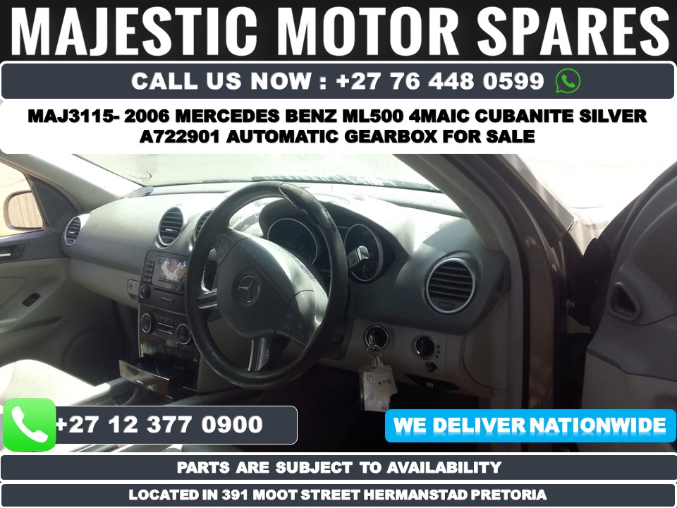 2006 Mercedes Benz ML500 4matic A722901 auto gearbox - Private Seller 2006 Mercedes Benz ML500 4matic A722901 auto gearbox - Private Seller