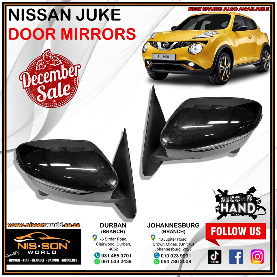 NISSAN JUKE DOOR MIRRORS - Private Seller NISSAN JUKE DOOR MIRRORS - Private Seller