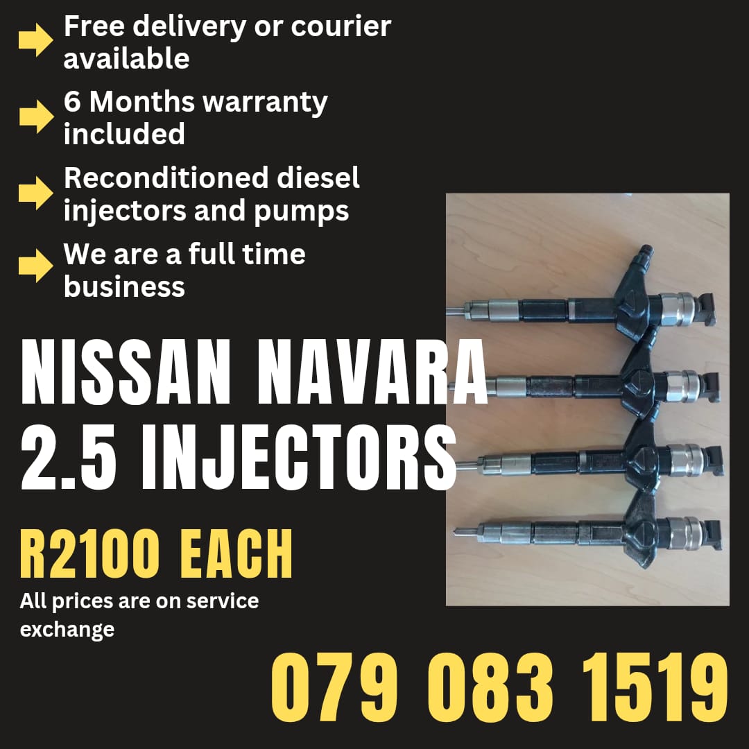NISSAN NAVARA 2.5 INJECTORS FOR SALE WITH WARRANTY INCLUDED - Private Seller NISSAN NAVARA 2.5 INJECTORS FOR SALE WITH WARRANTY INCLUDED - Private Seller