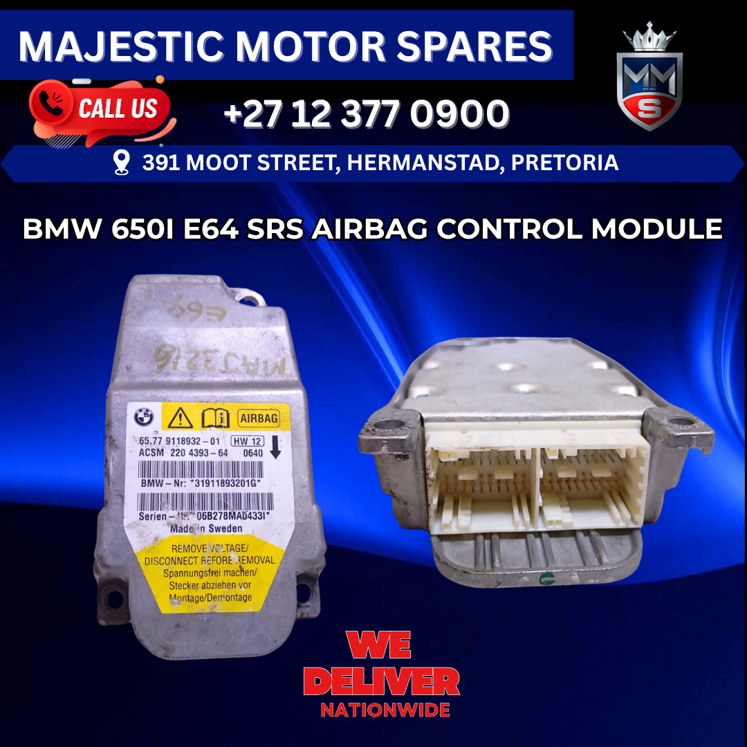BMW 650i E64 SRS Airbag Control Module for Sale – Used - Private Seller BMW 650i E64 SRS Airbag Control Module for Sale – Used - Private Seller