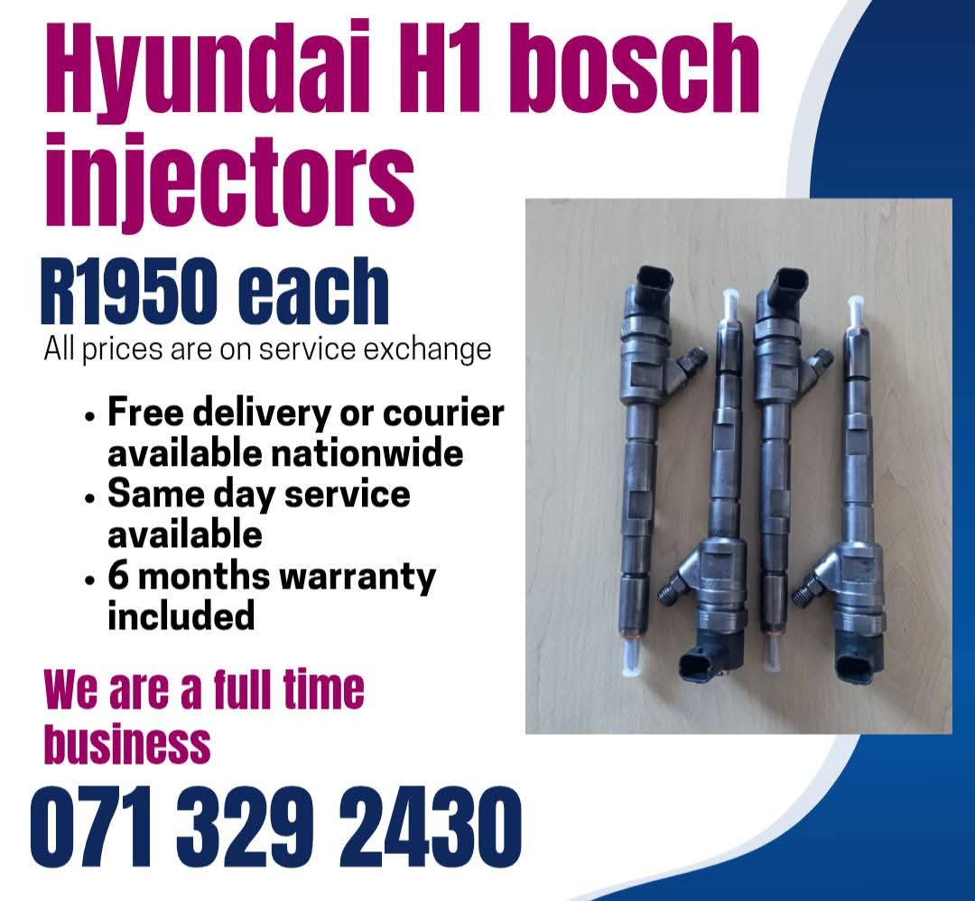 HYUNDAI H1 INJECTORS FOR SALE WITH WARRANTY - Private Seller HYUNDAI H1 INJECTORS FOR SALE WITH WARRANTY - Private Seller
