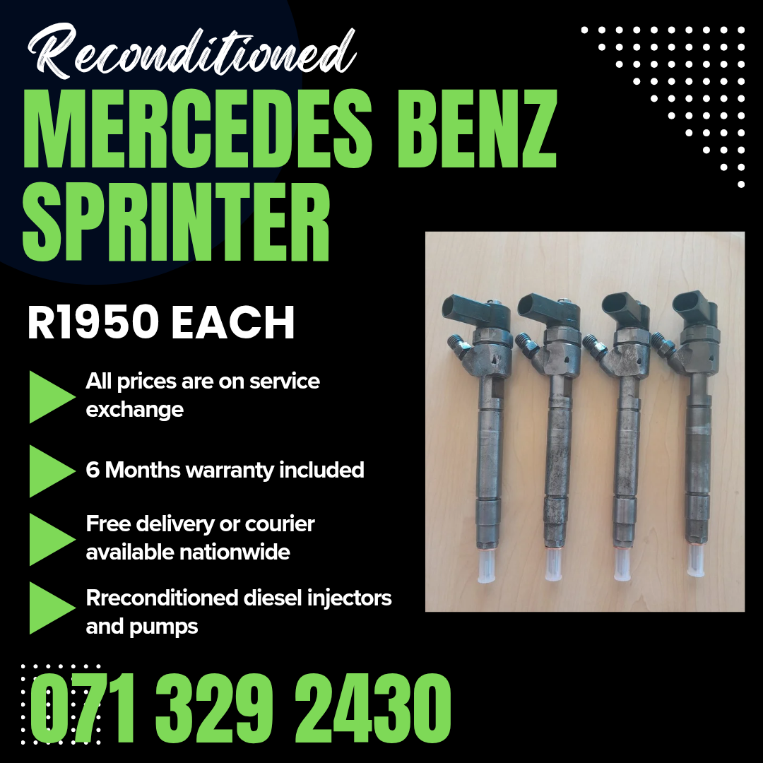 MERCEDES BENZ SPRINTER INJECTORS FOR SALE WITH WARRANTY INCLUDED - Private Seller MERCEDES BENZ SPRINTER INJECTORS FOR SALE WITH WARRANTY INCLUDED - Private Seller