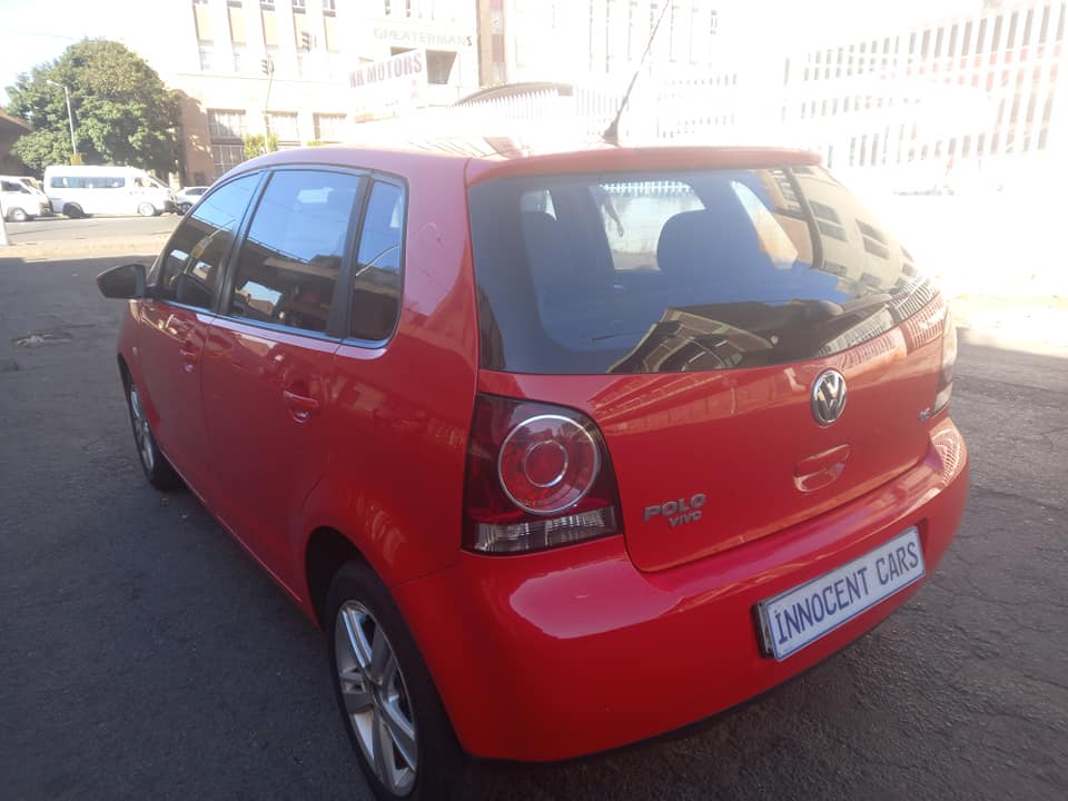 2014 VW POLO VIVO 1.6 PETROL, MANAUL TRANSMISSION, RED COLOUR