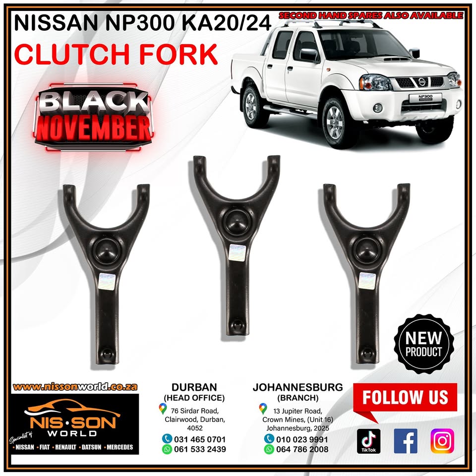 NISSAN NP300 KA20 KA24 CLUTCH FORK - Private Seller NISSAN NP300 KA20 KA24 CLUTCH FORK - Private Seller