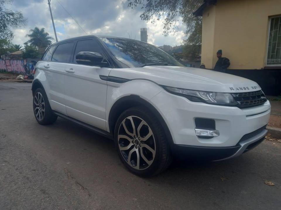 2012 RANGE ROVER EVOQUE SD4, AUTOMATIC, WHITE,