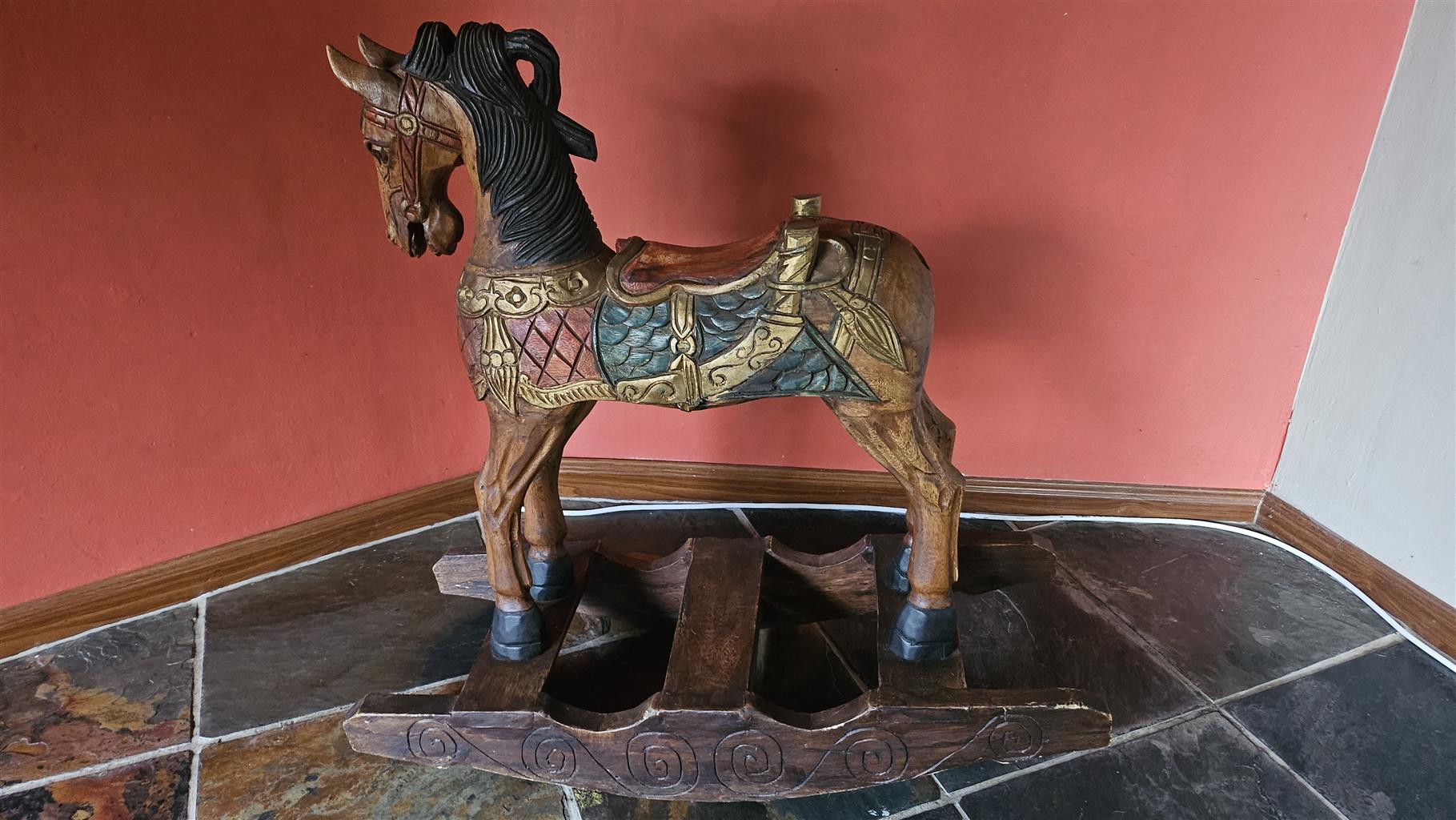 Vintage Carousel Rocking Horse Vintage Carousel Rocking Horse