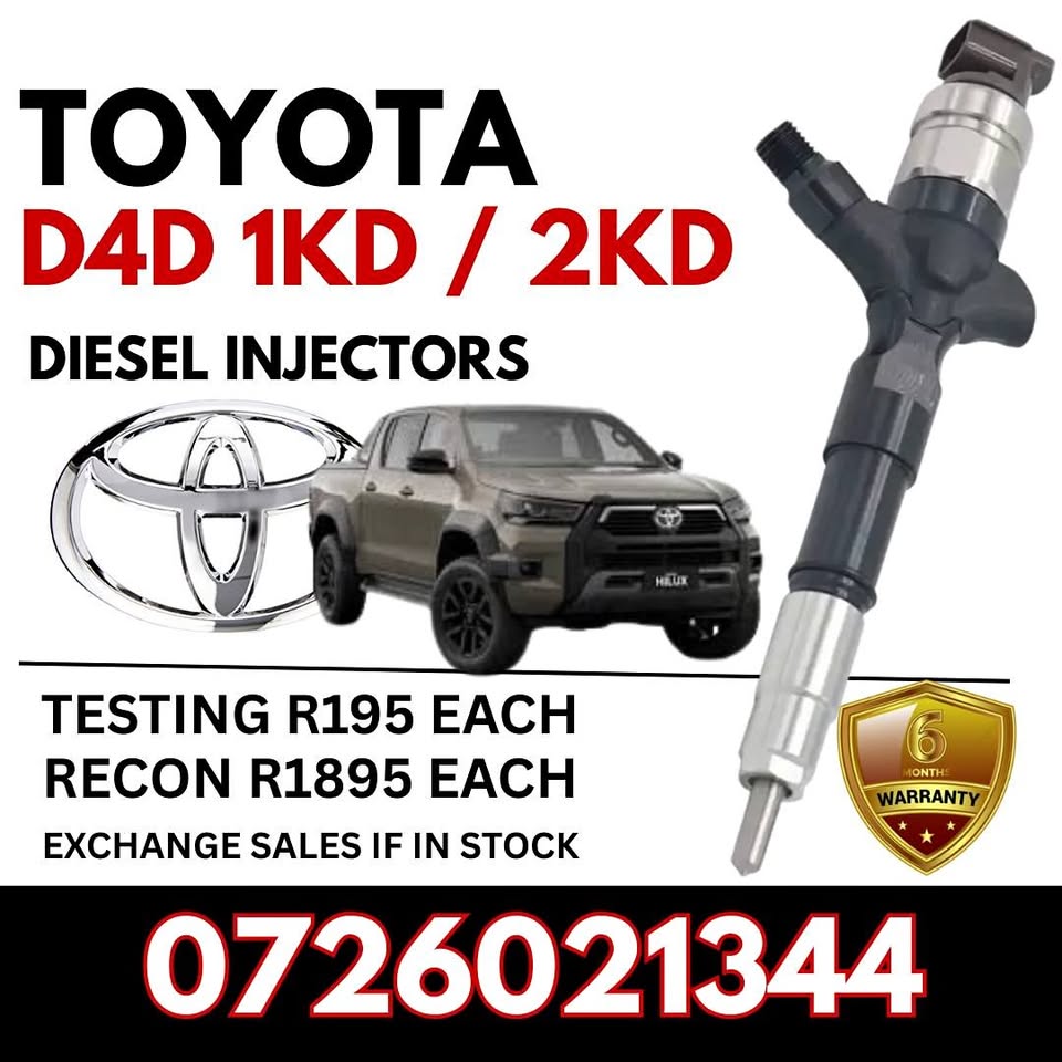 Toyota 1KD / 2KD diesel injectors for sale - Private Seller Toyota 1KD / 2KD diesel injectors for sale - Private Seller