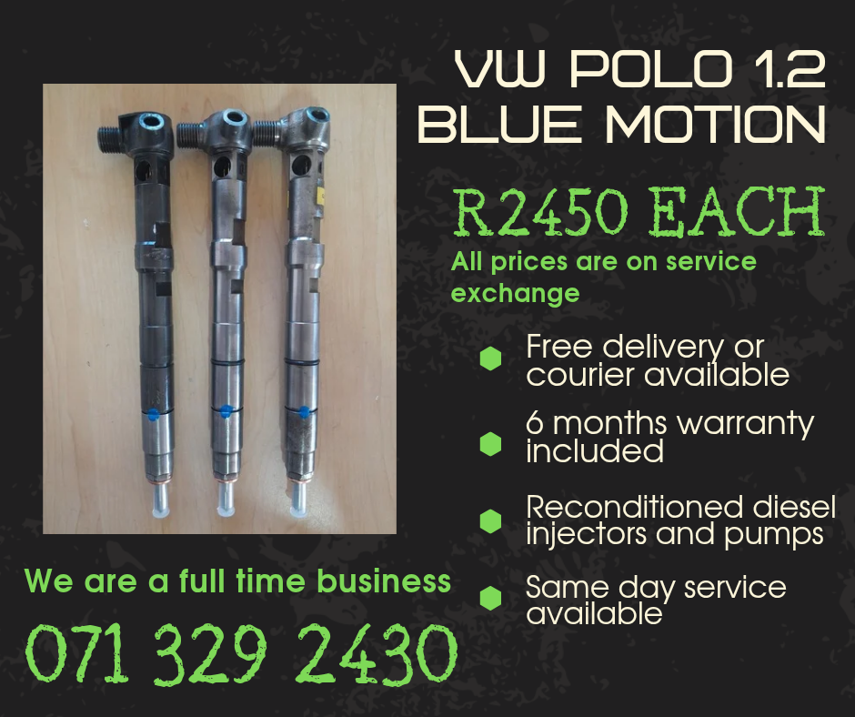 VW POLO 1.2 BLUE MOTION INJECTORS FOR SALE WITH WARRANTY - Private Seller VW POLO 1.2 BLUE MOTION INJECTORS FOR SALE WITH WARRANTY - Private Seller