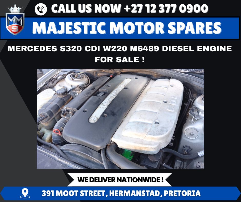 Mercedes-Benz S320 CDI W220 M6489 Diesel Engine for Sale – Second Hand - Private Seller Mercedes-Benz S320 CDI W220 M6489 Diesel Engine for Sale – Second Hand - Private Seller