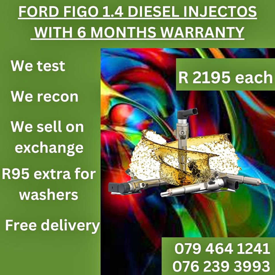 FORD FIGO 1.4 DIESEL INJECTORS - Private Seller FORD FIGO 1.4 DIESEL INJECTORS - Private Seller