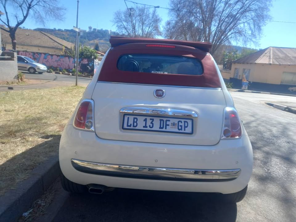 2015 FIAT 500c Sport Covantible Manual, Petrol, White, Reverse sensor, 52000kms