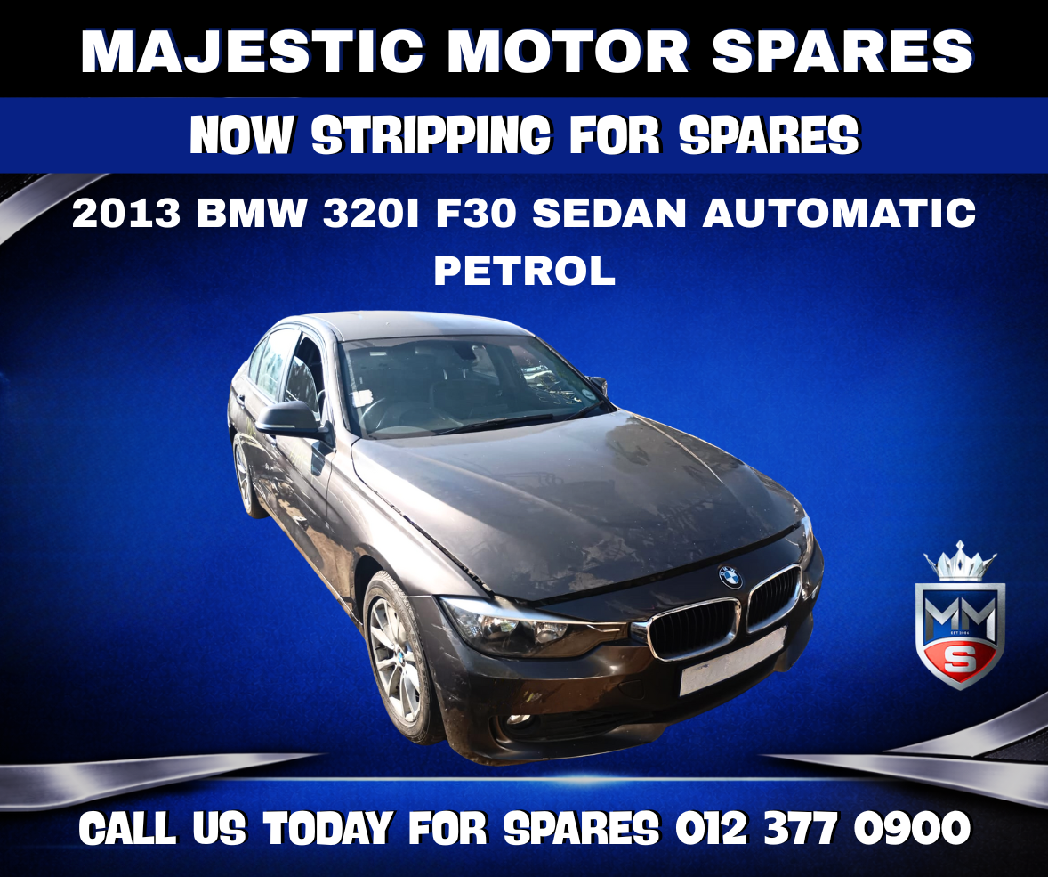 2013 BMW 320i F30 Sedan Automatic Petrol – Stripping for Spares - Private Seller 2013 BMW 320i F30 Sedan Automatic Petrol – Stripping for Spares - Private Seller