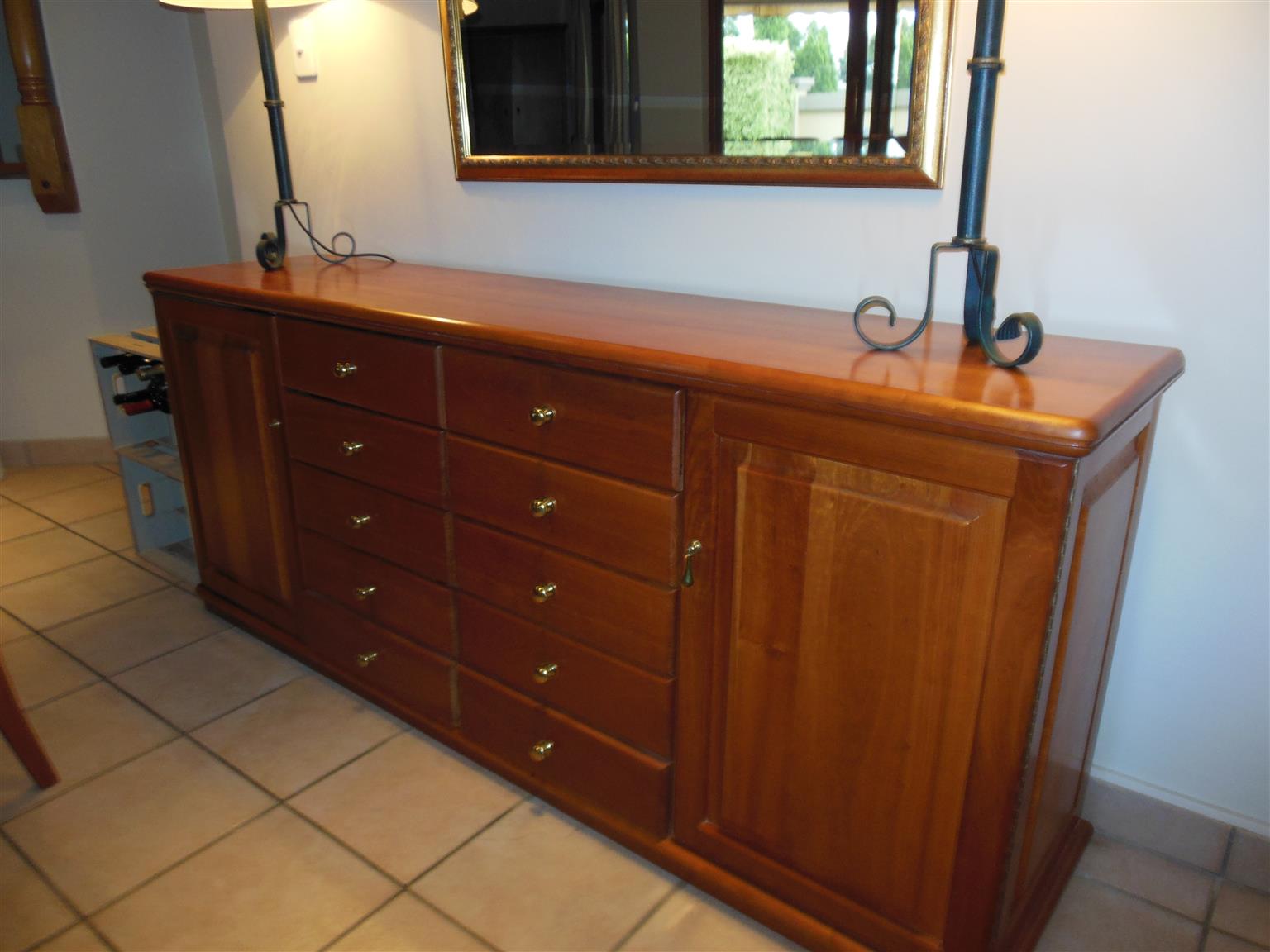 Solid Cherry wood Dining room Suite with Sideboard 