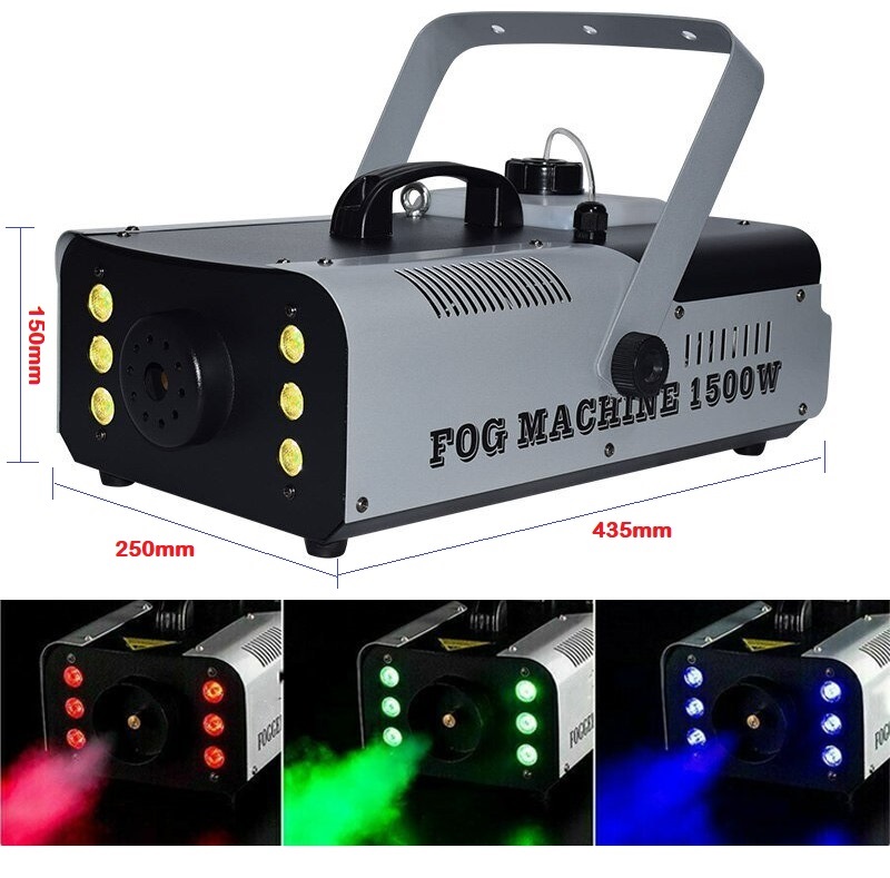 LED Smoke, Fog Machine 1500W Heavy Duty, Compact & High Capacity. Brand NEW