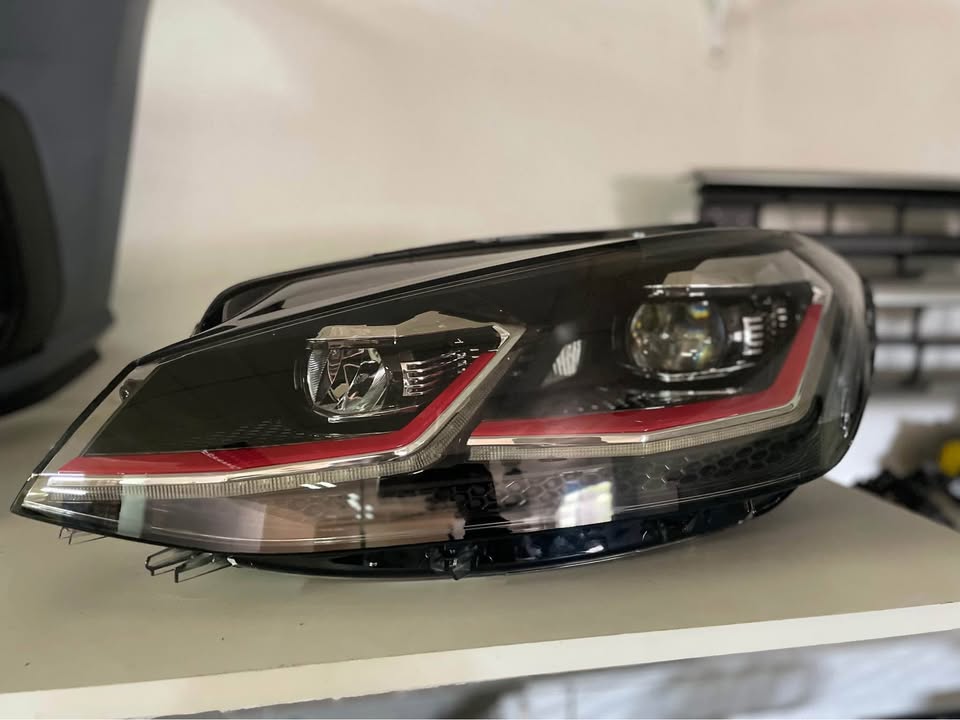 Gti and R line front bumpers and headlight available