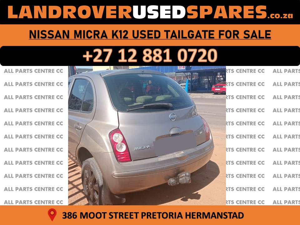 Nissan Micra K12 tailgate for sale Nissan Micra K12 tailgate for sale