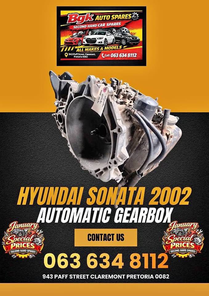 Hyundai Sonata 2002 automatic gearbox - Private Seller Hyundai Sonata 2002 automatic gearbox - Private Seller