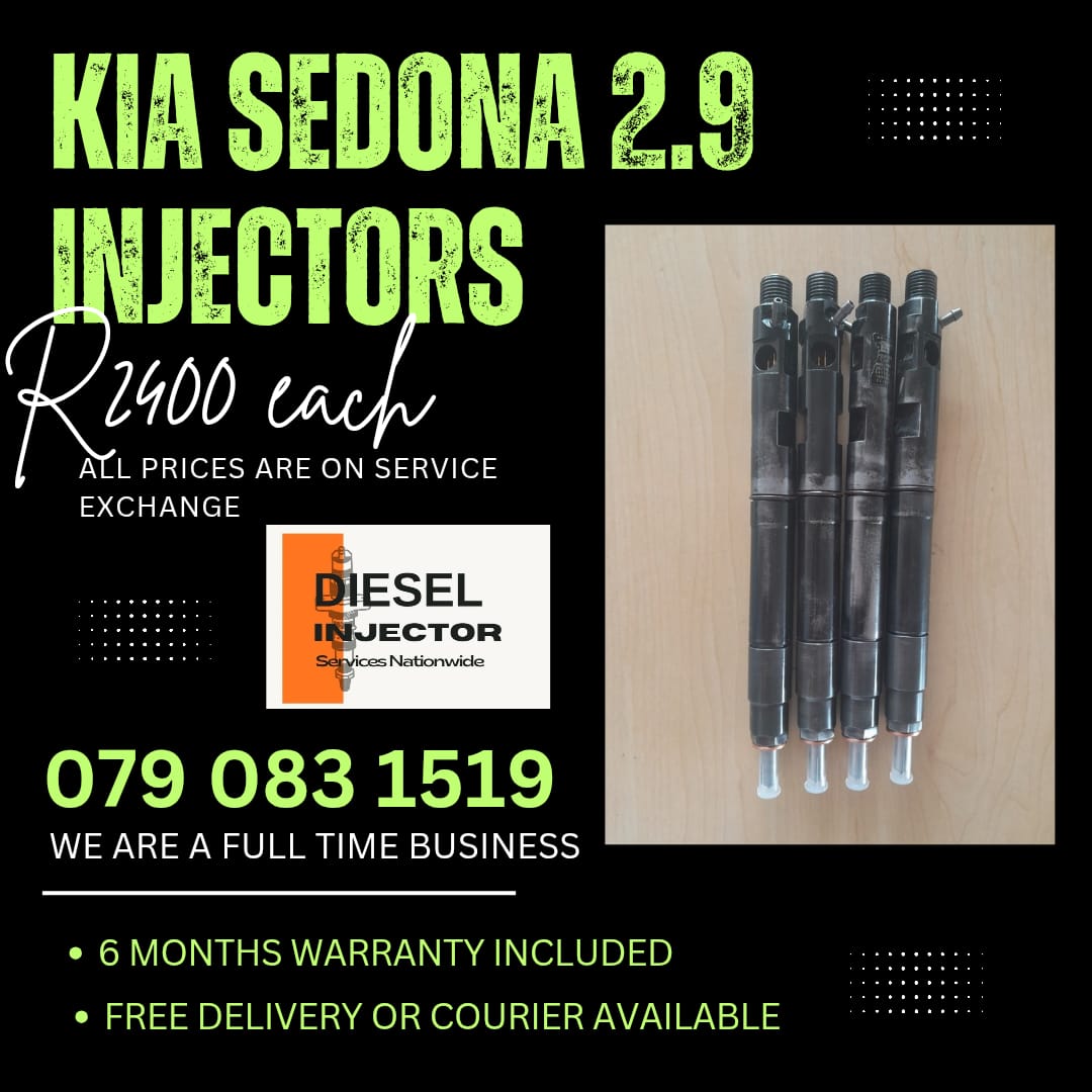 KIA SEDONA 2.9 INJECTORS FOR SALE WITH WARRANTY - Private Seller