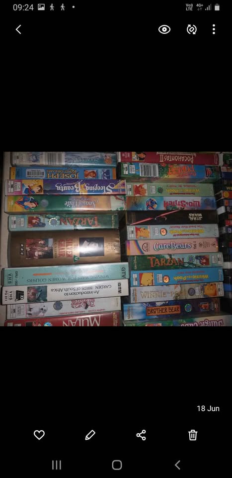 VHS videos,CDs,DVDs R1900 neg as a lot,over 400 in total.