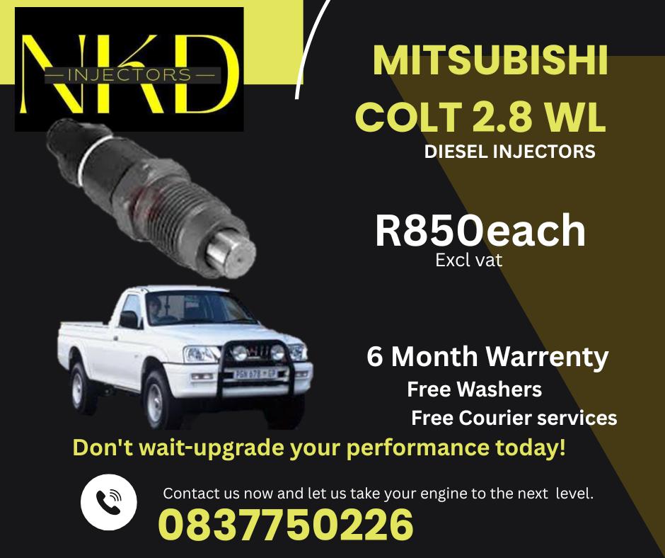 MITSUBISHI COLT 2.8 WL DIESEL INJECTORS FOR SALE - Private Seller MITSUBISHI COLT 2.8 WL DIESEL INJECTORS FOR SALE - Private Seller