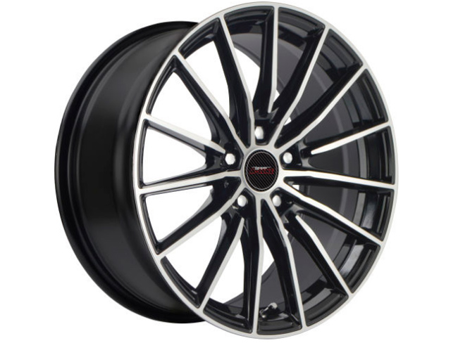 18″ A-Line Zenna 5/112 Black Machine Face Alloy Wheels