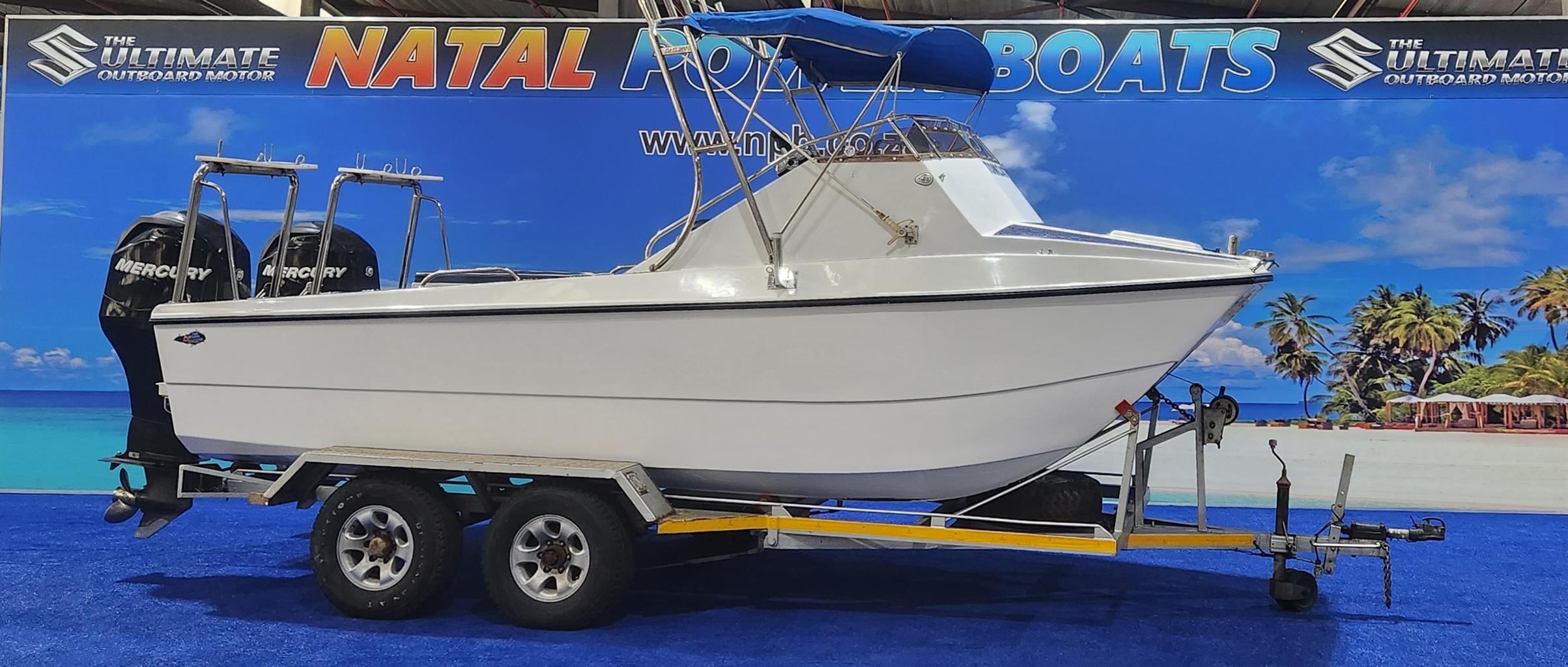 TOMCAT 19 FT ON TRAILER 2 X 115 HP MERCURY 4 STROKES TOMCAT 19 FT ON TRAILER 2 X 115 HP MERCURY 4 STROKES