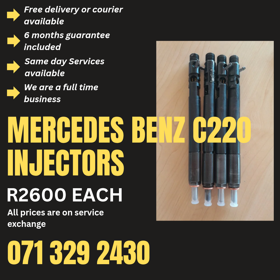 MERCEDES BENZ C220 DIESEL INJECTORS FOR SALE WITH WARRANTY - Private Seller MERCEDES BENZ C220 DIESEL INJECTORS FOR SALE WITH WARRANTY - Private Seller