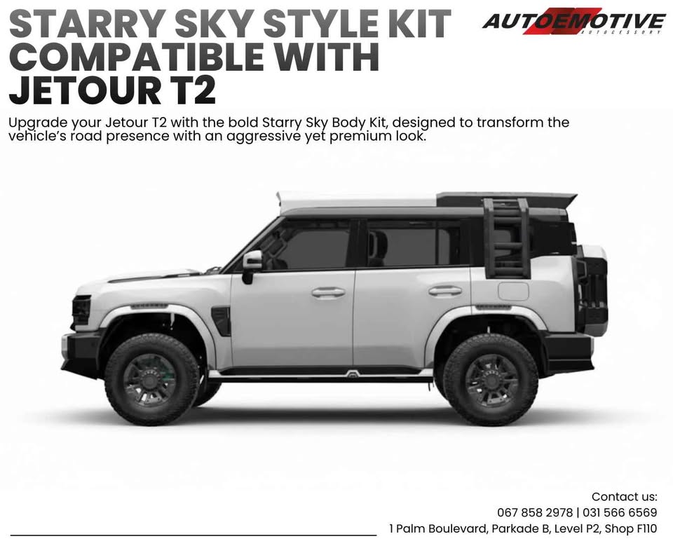STARRY SKY STYLE KIT COMPATIBLE WITH JETOUR T2 - Private Seller STARRY SKY STYLE KIT COMPATIBLE WITH JETOUR T2 - Private Seller