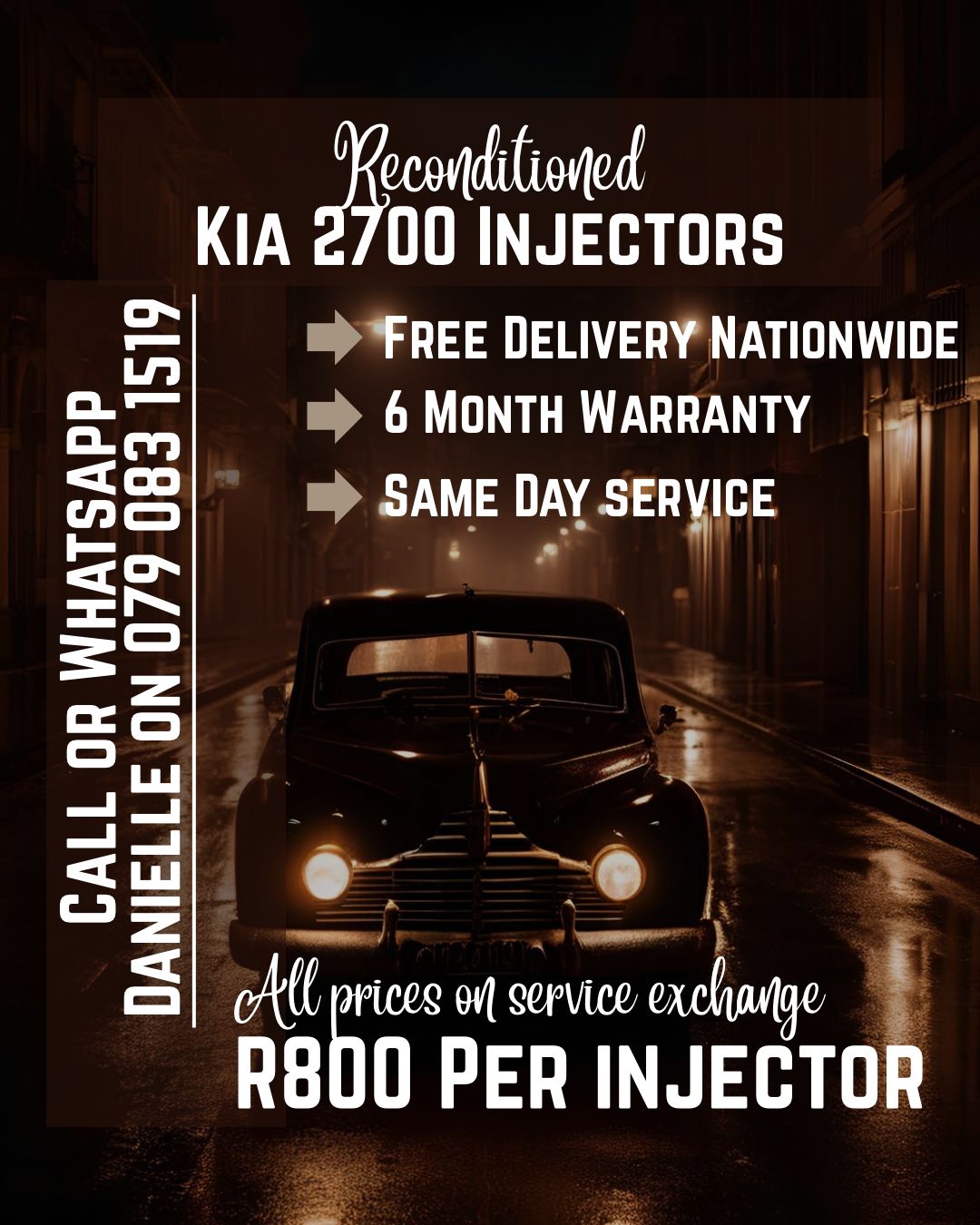 KIA 2700 INJECTORS FOR SALE WITH WARRANTY INCLUDED - Private Seller KIA 2700 INJECTORS FOR SALE WITH WARRANTY INCLUDED - Private Seller