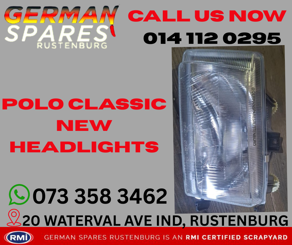 POLO CLASSIC NEW HEADLIGHTS - Private Seller POLO CLASSIC NEW HEADLIGHTS - Private Seller