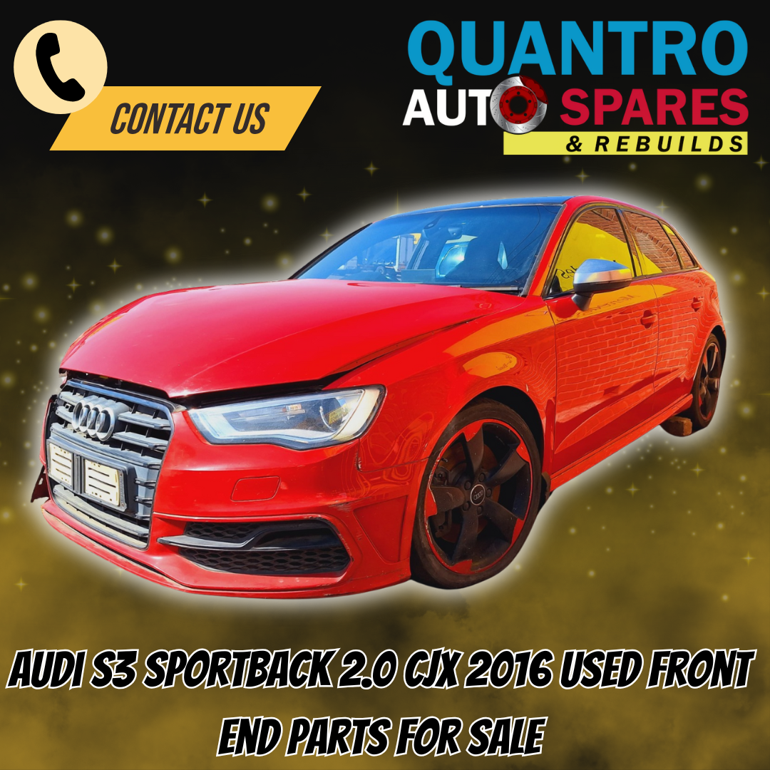 AUDI S3 SPORTSBACK 2.0 CJX 2016 USED FRONT END PARTS FOR SALE