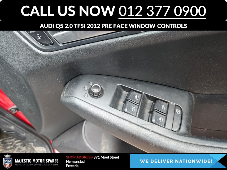 Audi Q5 2.0 TFSI 2012 Pre Face window controls for sale - Private Seller Audi Q5 2.0 TFSI 2012 Pre Face window controls for sale - Private Seller