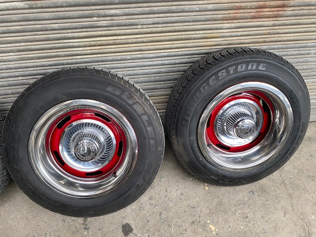 Wheels & Tyres Corvette Rally Rims - Private Seller Wheels & Tyres Corvette Rally Rims - Private Seller