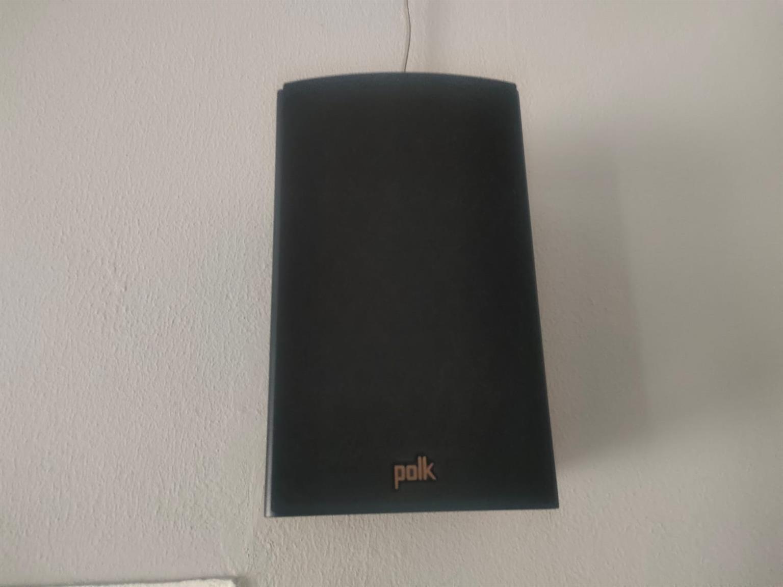 Denon amp and Polk speakers Bookshelf 2Tower 2Center speaker 1 Polk sub
