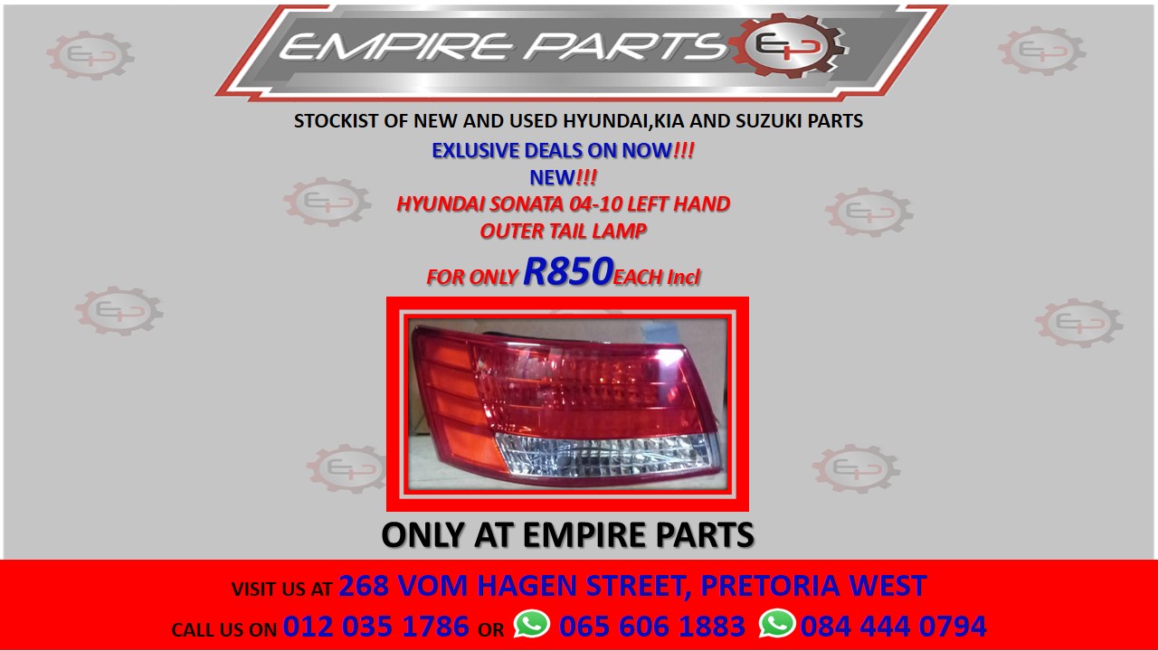 HYUNDAI SONATA 04-10 LEFT HAND OUTER TAIL LAMP - Private Seller HYUNDAI SONATA 04-10 LEFT HAND OUTER TAIL LAMP - Private Seller