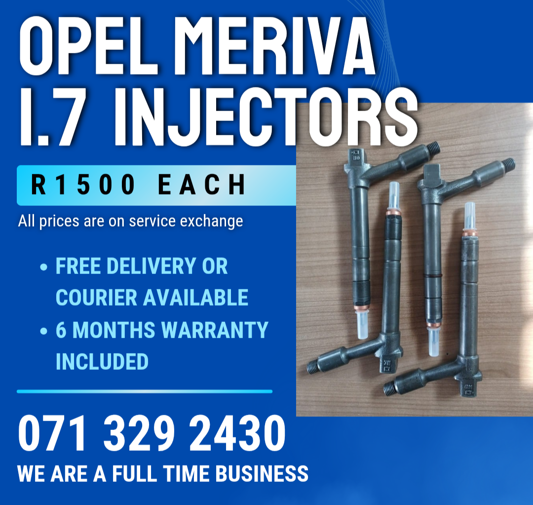 OPEL MERIVA 1.7 INJECTORS FOR SALE WITH WARRANTY - Private Seller