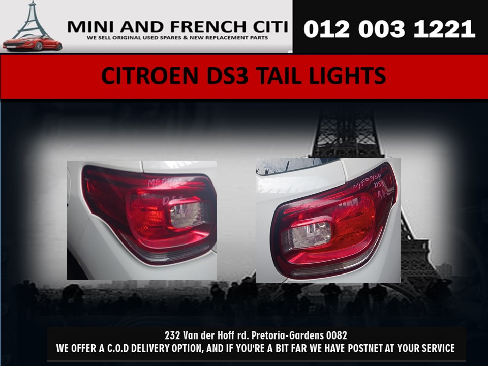 Citroen DS3 tail lights for sale used - Private Seller