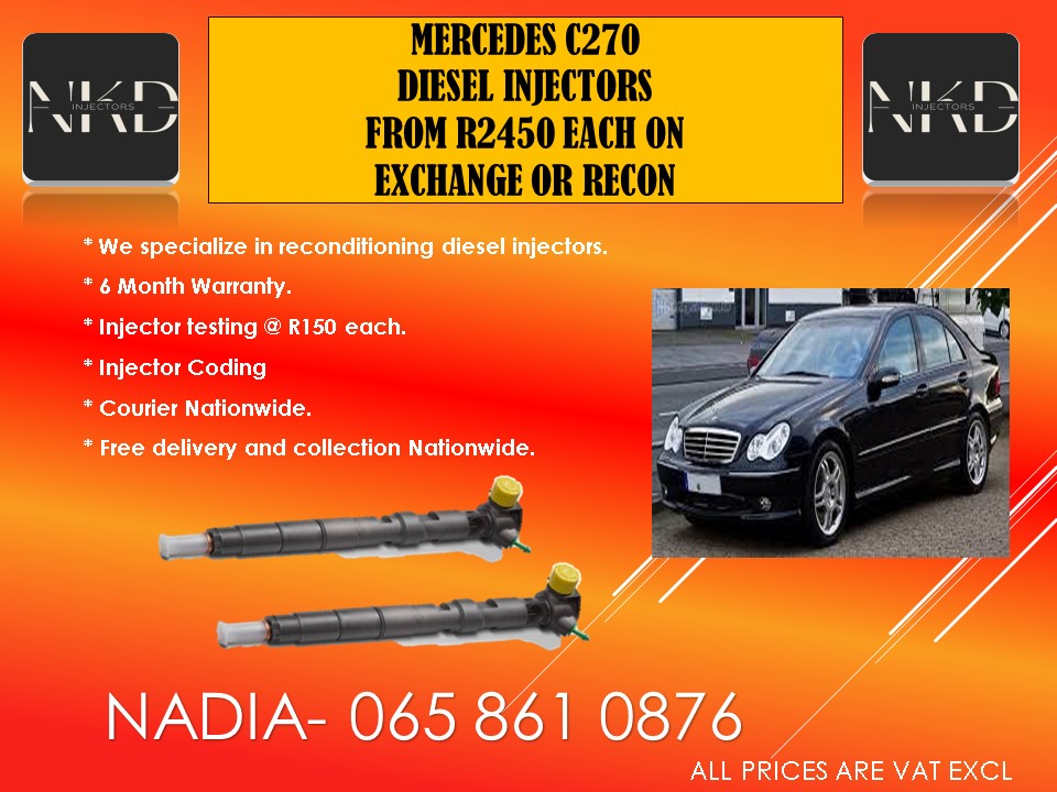 Mercedes C270 Delphi diesel injectors for sale on immediate exchange or recon - Private Seller Mercedes C270 Delphi diesel injectors for sale on immediate exchange or recon - Private Seller