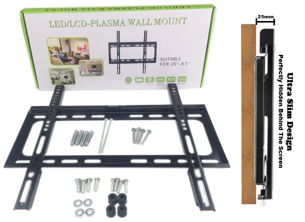 TV Wall Mount Bracket, Flat Panel TV Wall Bracket for 26" ~ 63" inches Brand New