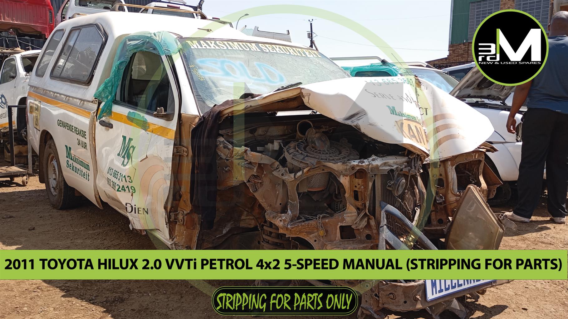 2011 Toyota Hilux 2.0 VVTi Petrol 4x2 Base Single Cab (STRIPPING FOR PARTS) - Private Seller 2011 Toyota Hilux 2.0 VVTi Petrol 4x2 Base Single Cab (STRIPPING FOR PARTS) - Private Seller